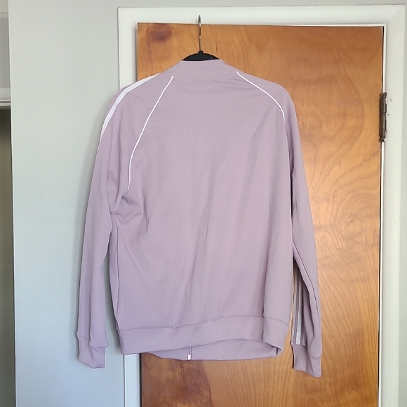 Adidas Women's Lavender Track Jacket - Picture 4 of 4